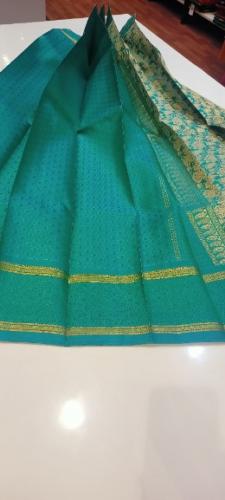 THIRUBHUVANAM PURE ZARI SILK SAREE 550MTS